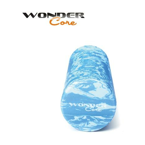 Wonder Core Foam Roller, 45 Cm (Farbe: Blue Marble) (Woc053)