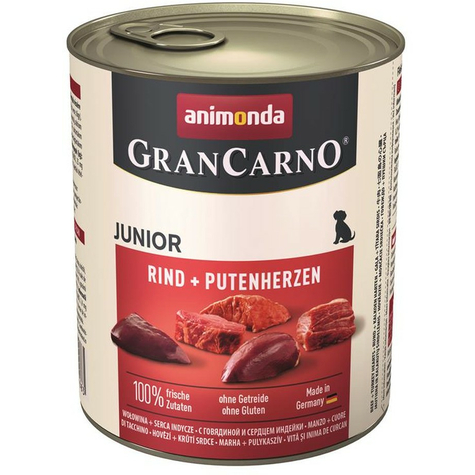 Animonda Hund Grancarno,Carno Junior Rind+Puherz 800gd