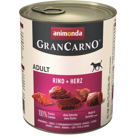 Animonda Hund Grancarno,Carno Adult Rind-Herz    800gd
