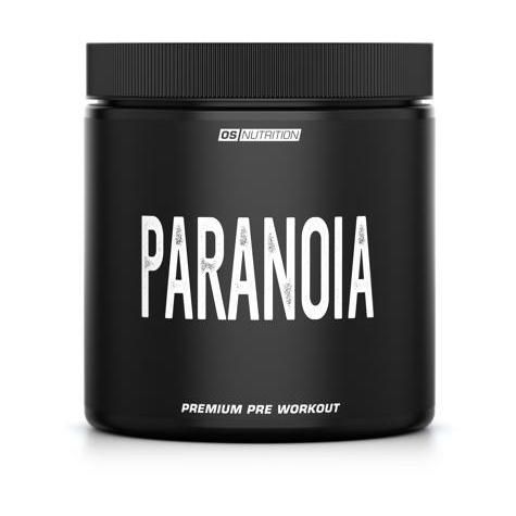 Os Nutrition Paranoia Premium Pre Workout, 320 G Dose, Erdbeer-Kiwi