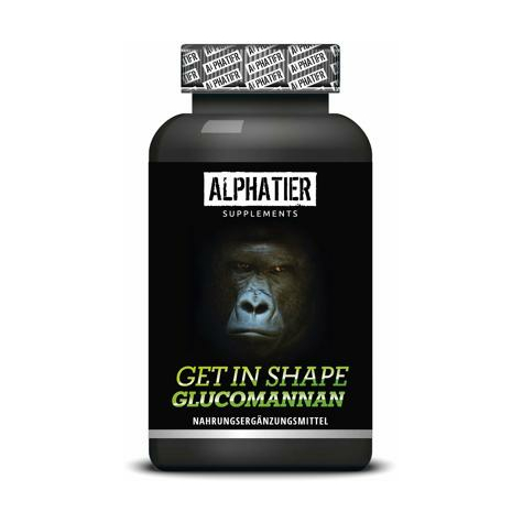 Alphatier Get In Shape Glucomannan, 180 Kapseln