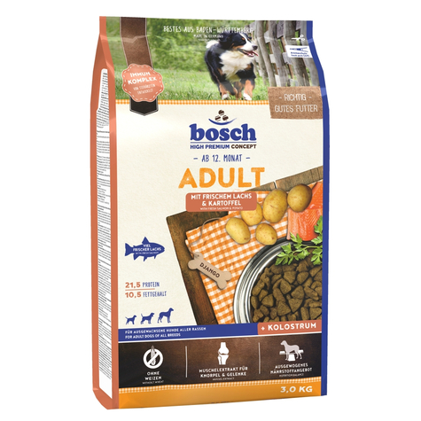Bosch,Bosch Salmon+Potato 3kg