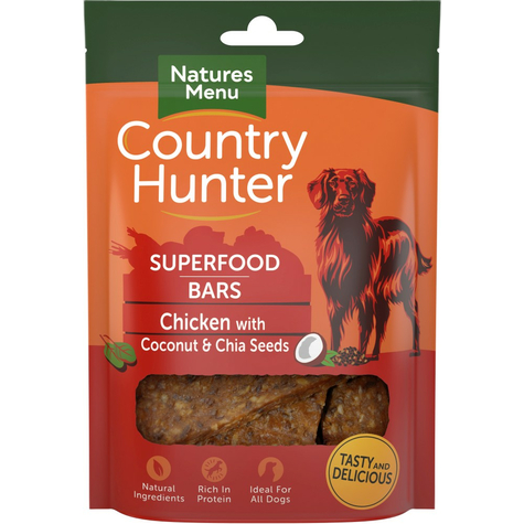 Natures Menu,Couhu Bars Chicken+Coconut. 100g