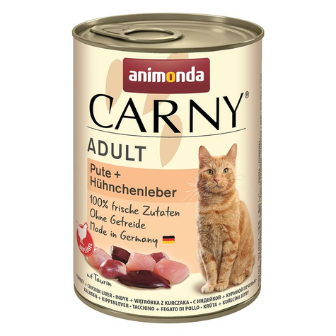 Animonda Katze Carny,Carny Adult Pute+Huhnleb 400gd