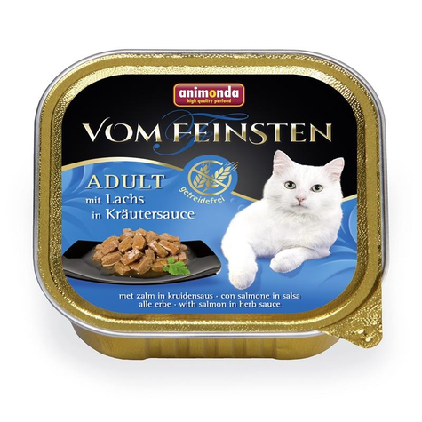 Animonda Katze Vom Feinsten,V.F. Lachs-Kräutersauce  100gs