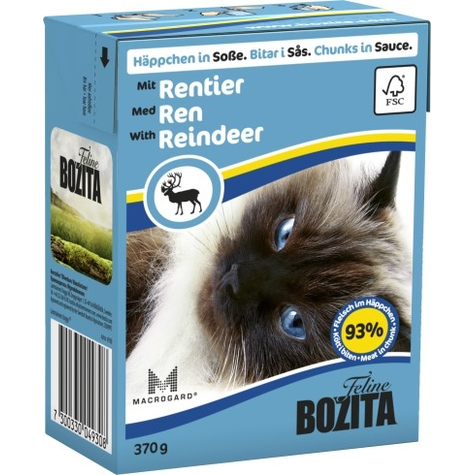 Bozita,Bz Cat Häpp.Soße Rentier 370gt