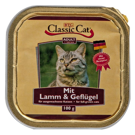 Classic Cat,Classic Cat Lamm-Geflügel100gs