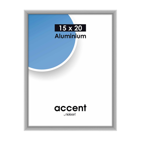 Nielsen Accent 15x20 Aluminium Zilver Mat 51324