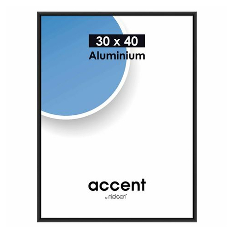 Nielsen Accent 30x40 Aluminium Zwart Mat 52426