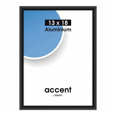 Nielsen Accent 13x18 Aluminium Zwart Mat 53226