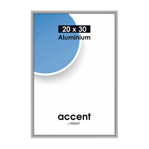 Nielsen Accent 20x30 Aluminium Zilver Mat 53524