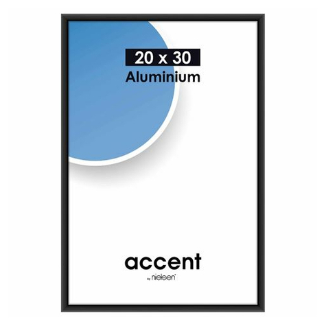 Nielsen Accent 20x30 Aluminium Zwart Mat 53526