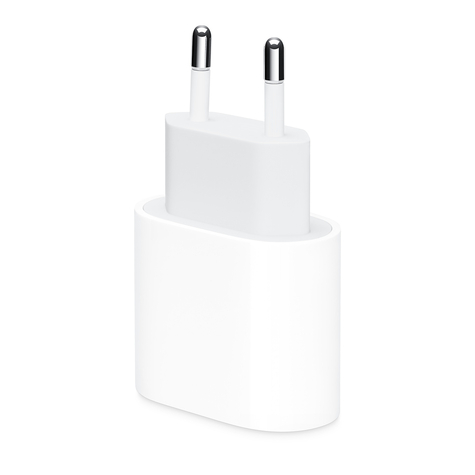Apple Mhje3zm/A Type C 20w White Original Power Adapter Charger