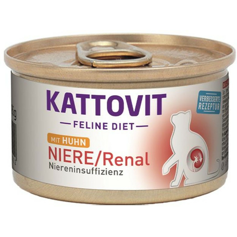 Kattovit Feline Diet Kidney / Renal Chicken - For Kidney Insuf