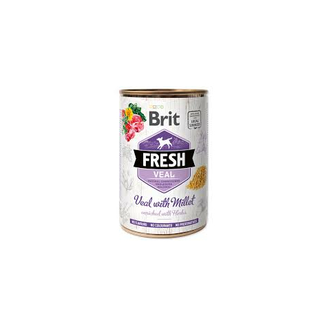 Brit Fresh - Veal With Millet/ Kalb Mit Hirse 400g