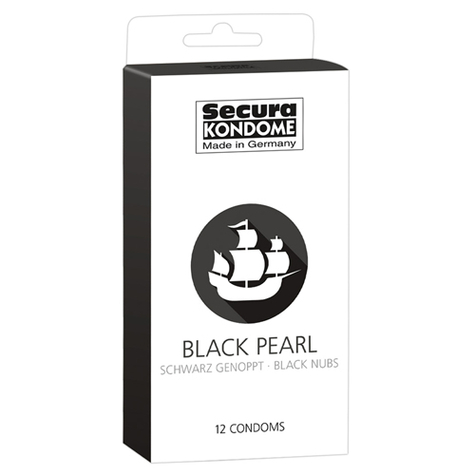 Secura Black Pearl Condooms 12 Stuks