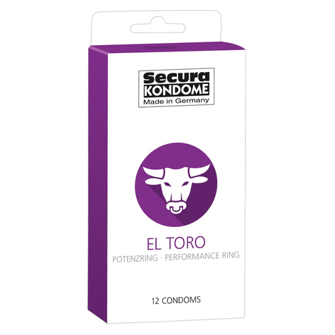 Condooms : Secura El Toro Condooms 12 Stuks