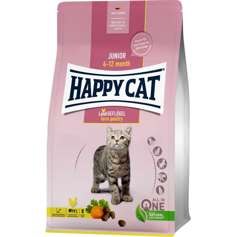 Happy Cat Young Junior Land Poultry 4 Kg