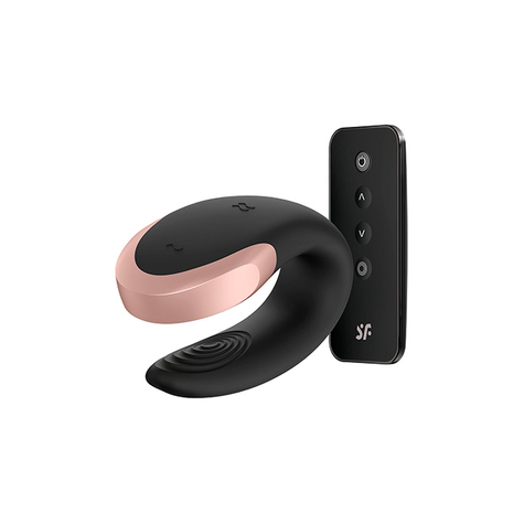 Satisfyer Double Love Black With Remote Control