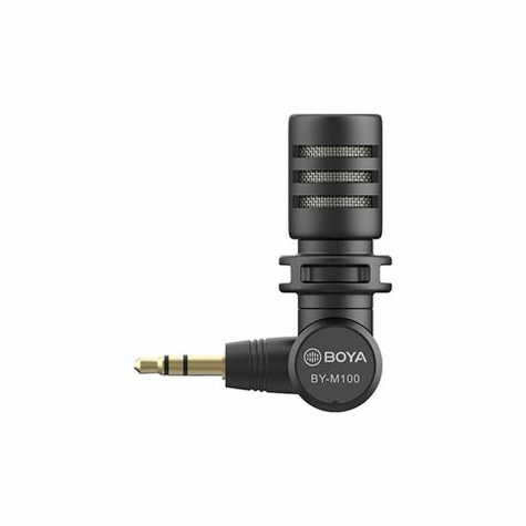 Boya Mini Condenser Microphone By-M110 For 3.5mm Trrs