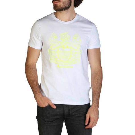 Bekleidung & T-Shirts & Herren & Aquascutum & Qmt019m0_01 & Weiß
