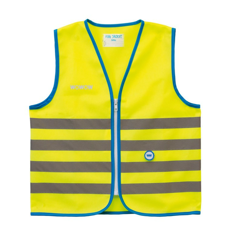 Sicherheitsweste Wowow Fun Jacket       Für Kinder Gelb Mit Refl.-Streifen Gr. S