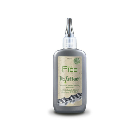 Kettenöl F100 Bio                       100ml, Recyclat-Tropfflasche            