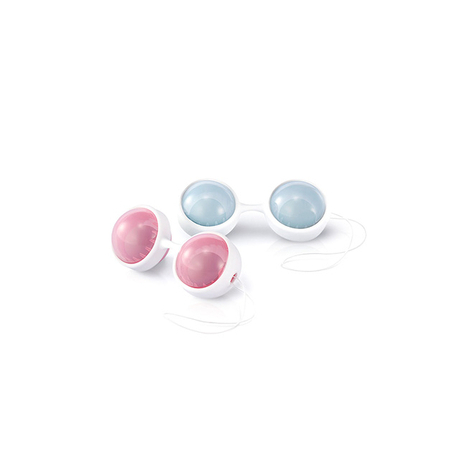 Liefdesballen: Lelo Luna Beads Mini Roze En Blauw