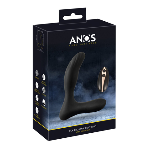 Prostaat Vibrator Anos Rc Prostaat Butt Plug Wit