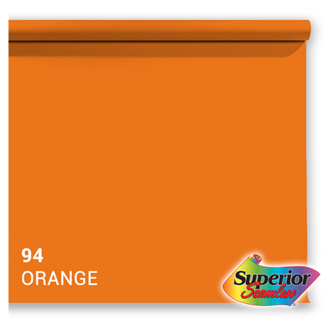 Superior Achtergrondpapier 94 Orange 2,72 X 11m