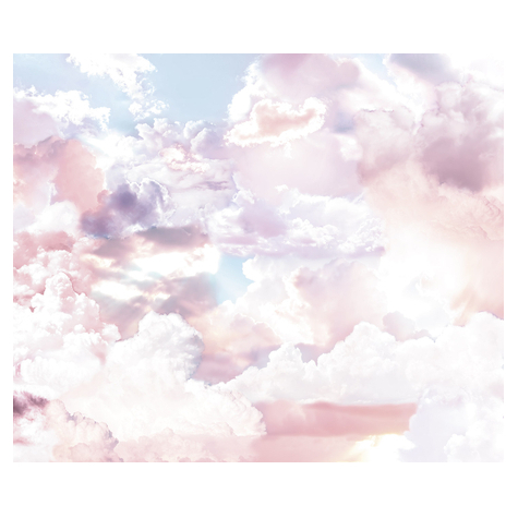 Fleece Fotobehang - Wolken - Formaat 300 X 250 Cm