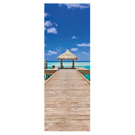 Non-Woven Wallpaper - Beach Resort - Size 100 X 280 Cm