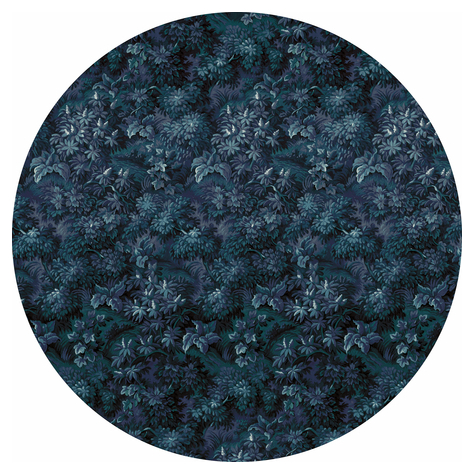Zelfklevend Fleece Fotobehang/Wandtattoo - Azul - Afmeting 125 X 125 Cm