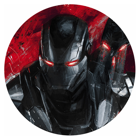 Self-Adhesive Non-Woven Wall Mural / Wall Tattoo - Avengers Painting War-Machine - Size 125 X 125 Cm
