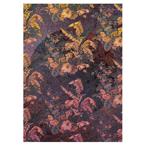 Fleece Fotobehang - Oriënt Violet - Afmeting 200 X 270 Cm