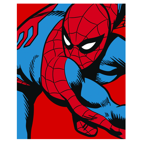 Fotobehang - Marvel Powerup Spider-Man Watchout - Afmeting 200 X 250 Cm