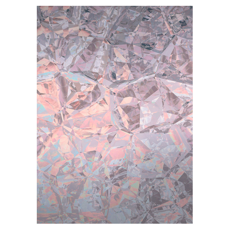 Fleece Fotobehang - Kristallen - Afmeting 200 X 280 Cm