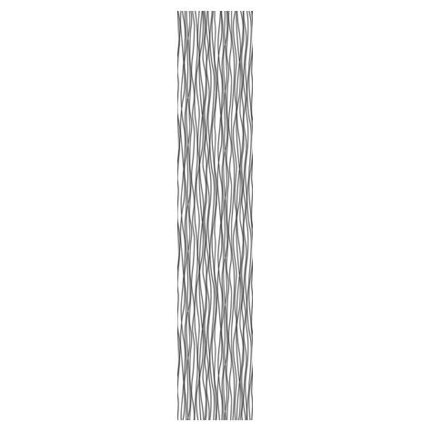 Non-Woven Wallpaper - Zebra - Size 50 X 270 Cm