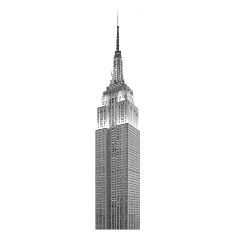 Fotobehang - Empire State Building - Afmeting 50 X 250 Cm