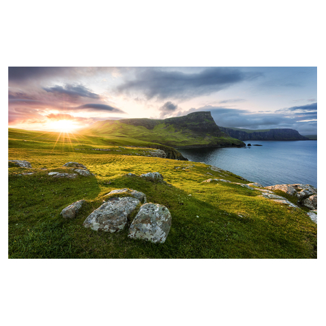 Fleece Fotobehang - Scottish Paradise - Afmetingen 450 X 280 Cm