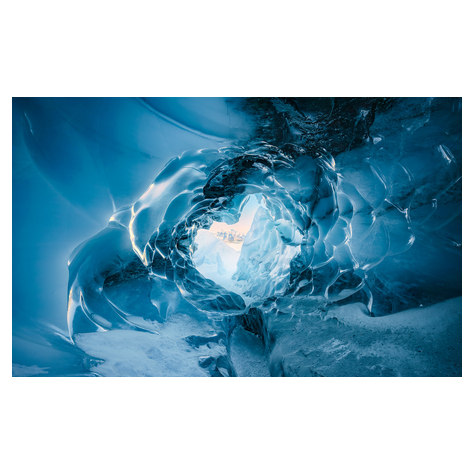 Fleece Fotobehang - Het Oog Van De Gletsjer - Formaat 450 X 280 Cm