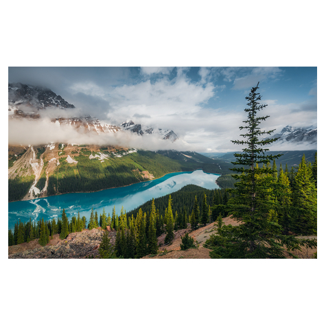 Fleece Fotobehang - Wonderland Canada - Afmeting 450 X 280 Cm