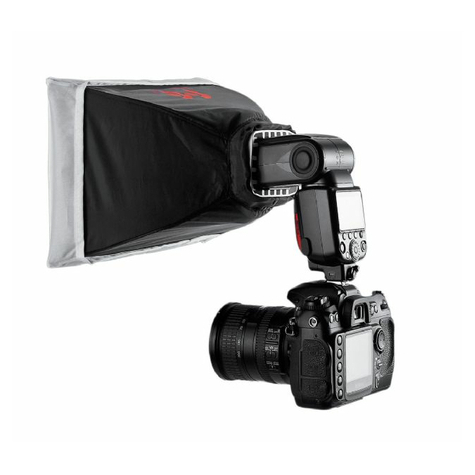 Falcon Eyes Softbox Wit Fga-Sb2030w 20x30 Cm Voor Speedlite Cameraflitser