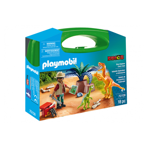 Playmobil Dinos - Dinosaurus & Ontdekkingsreiziger Aktetas (70108)