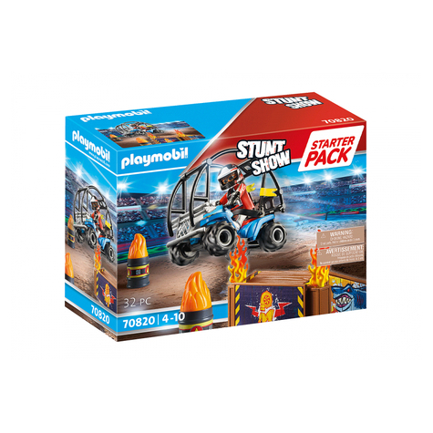 Playmobil Stuntshow - Starter Pack Stuntshow Quad Met Fire Ramp (70820)