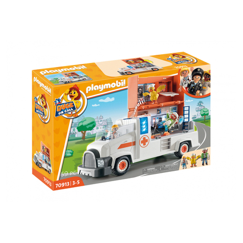 Playmobil Eend Op Afroep - Noodarts Vrachtwagen (70913)