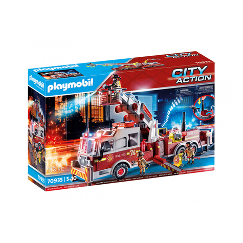 Playmobil City Action - Brandweerwagen Vs Torenladder (70935)