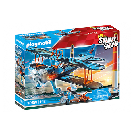 Playmobil Air Stuntshow - Tweedekker Phix (70831)