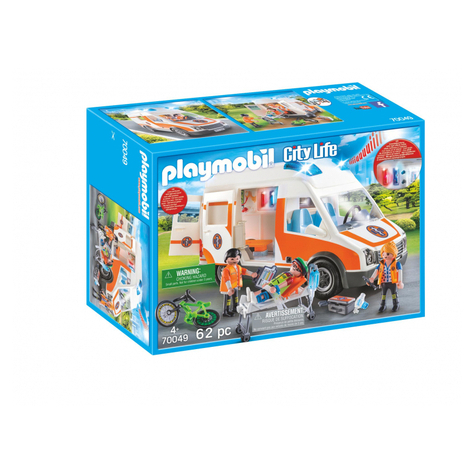 Playmobil City Life - Ambulance Met Licht En Geluid (70049)