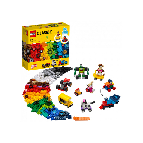 Lego Classic - Brick Box Met Rern, 653 Stukjes (11014)